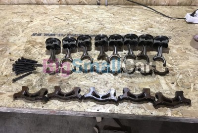 Поршень с шатуном n62 4.8 bmw